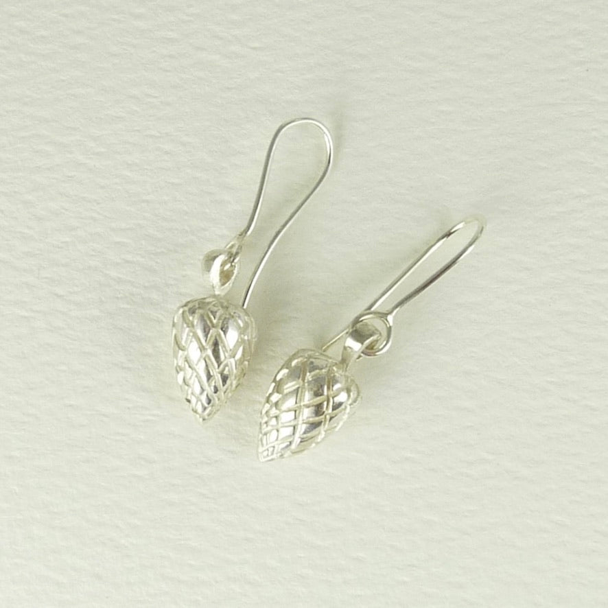 Etruscan Pine Cone and Acorn Earrings