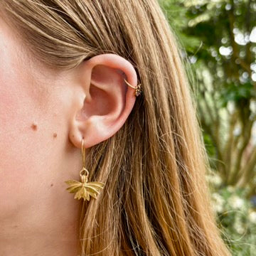 Double Lotus Earrings
