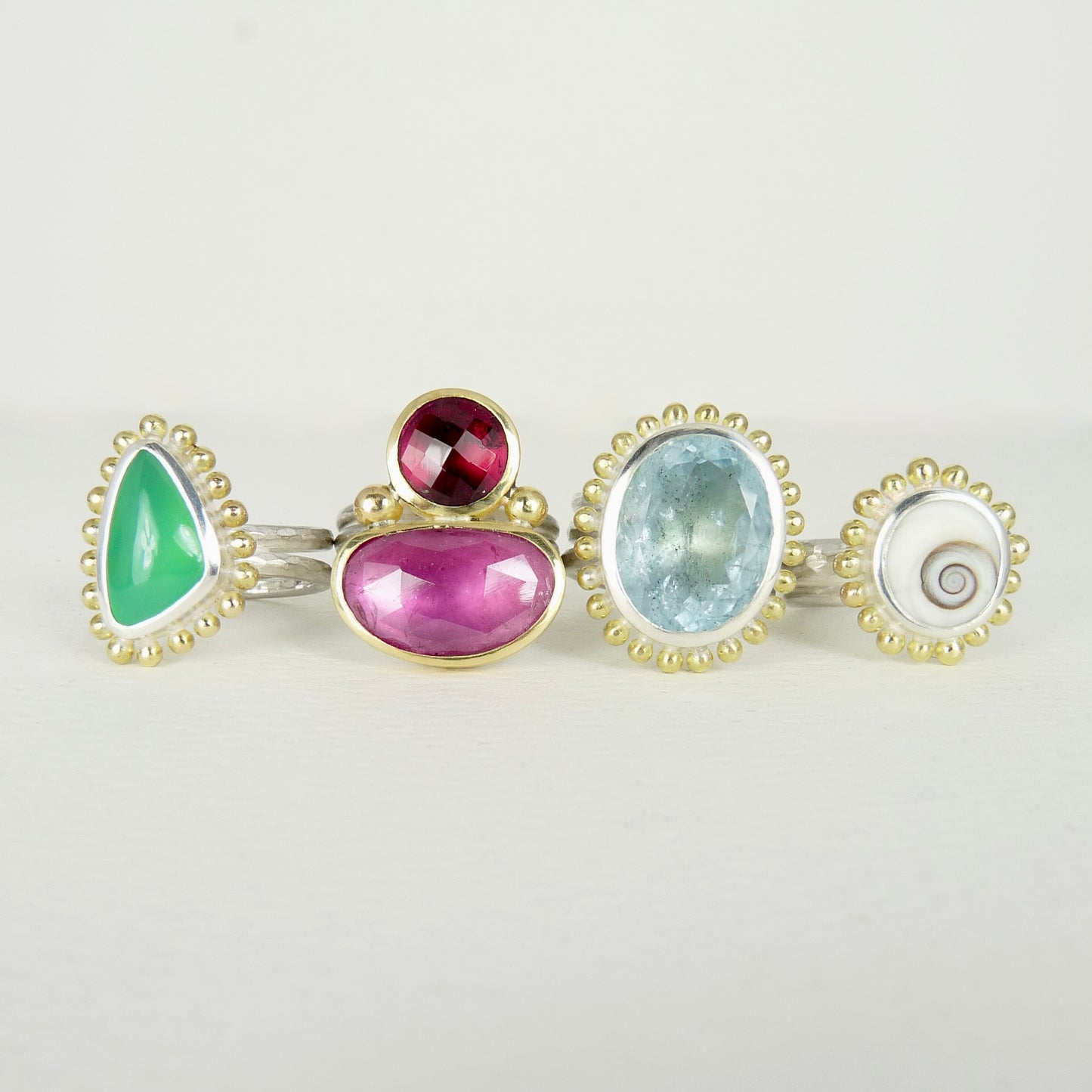 Aquamarine Courtesan Ring