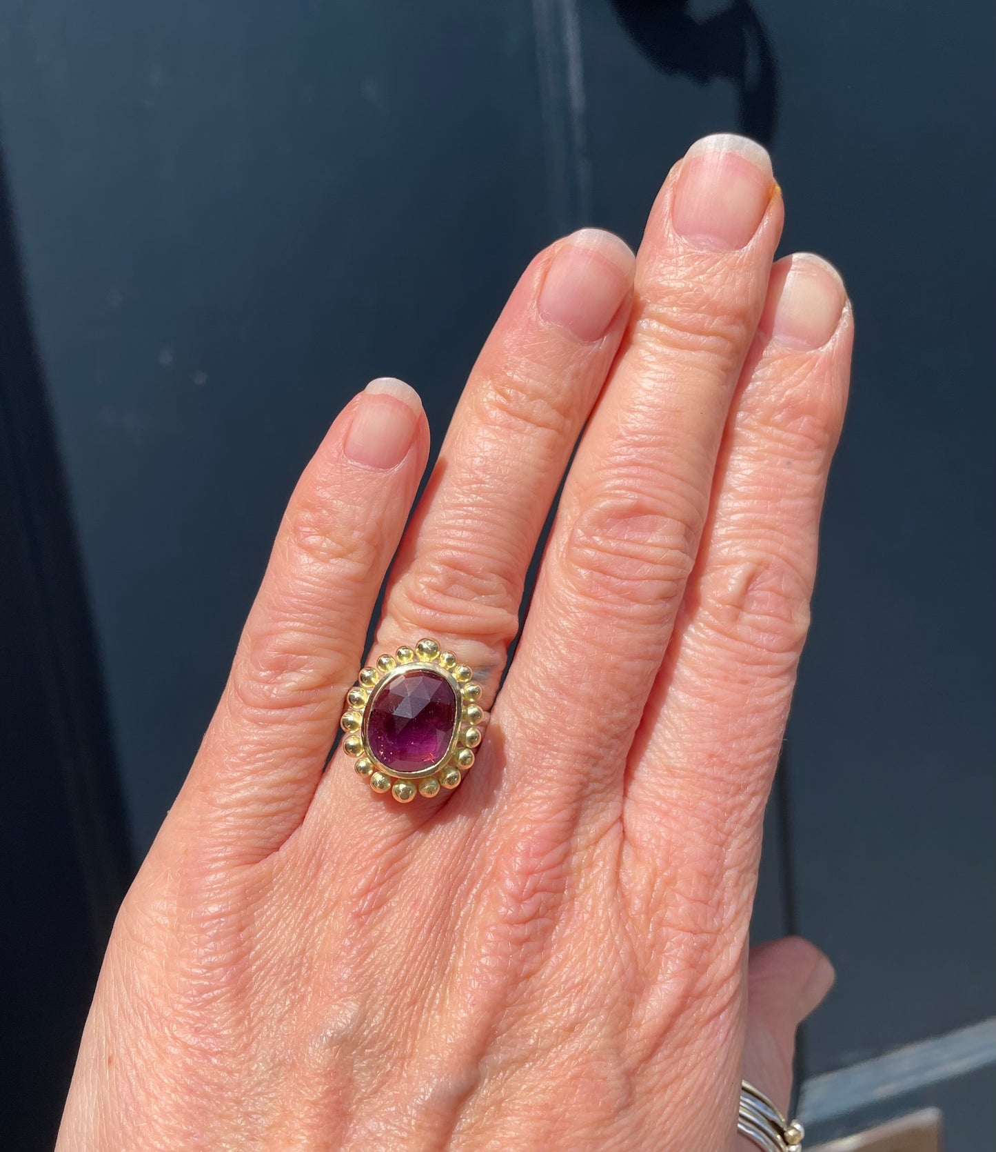 Pink Tourmaline Courtesan Ring