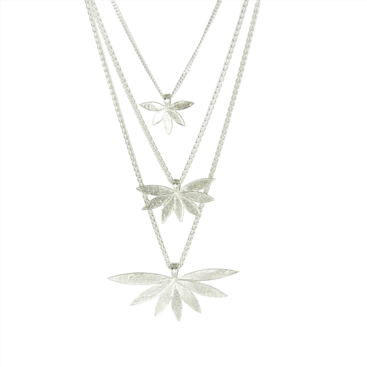 Large Lotus Flower Necklace