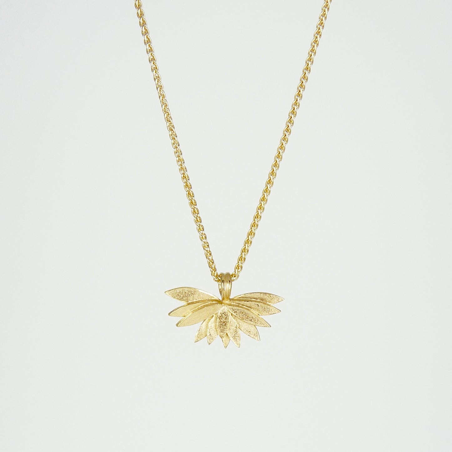 Double Lotus Necklace