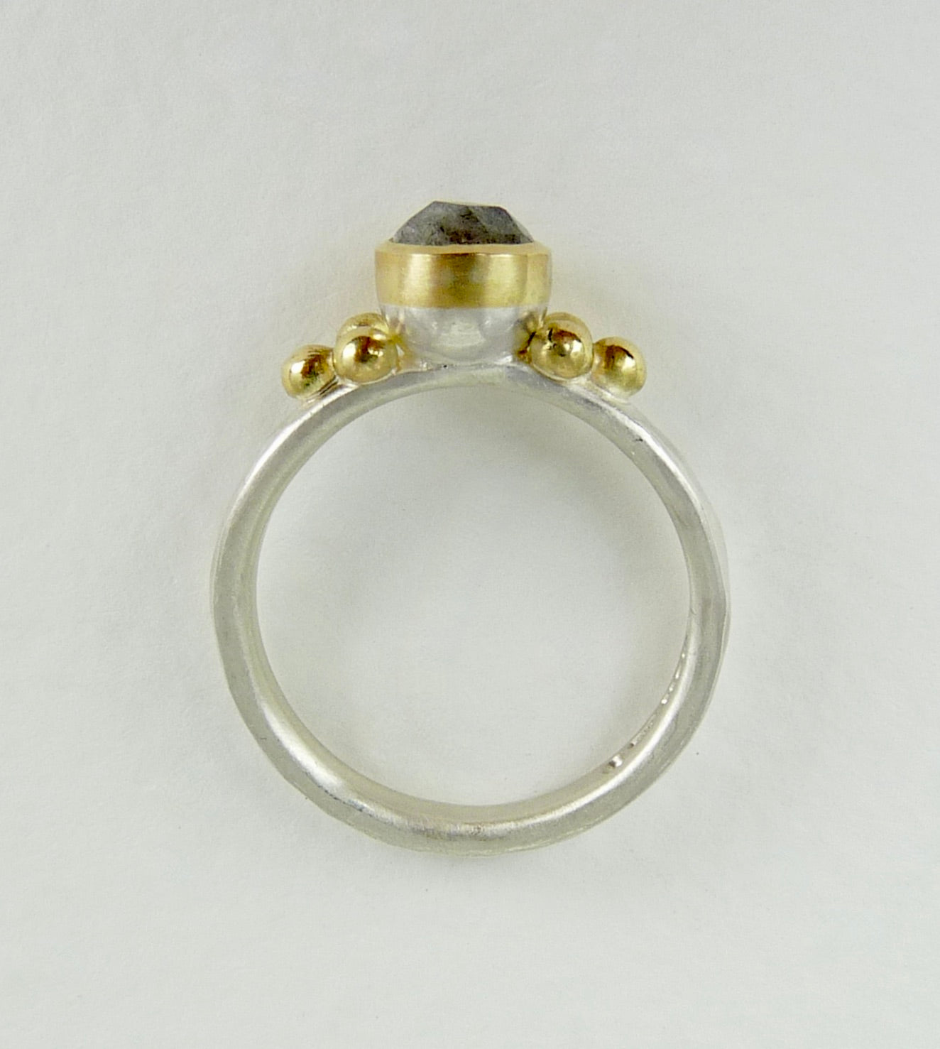 Labradorite Granulation Ring