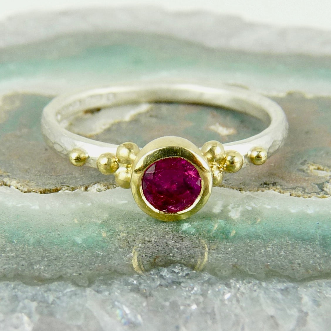 Ruby Granulation Ring