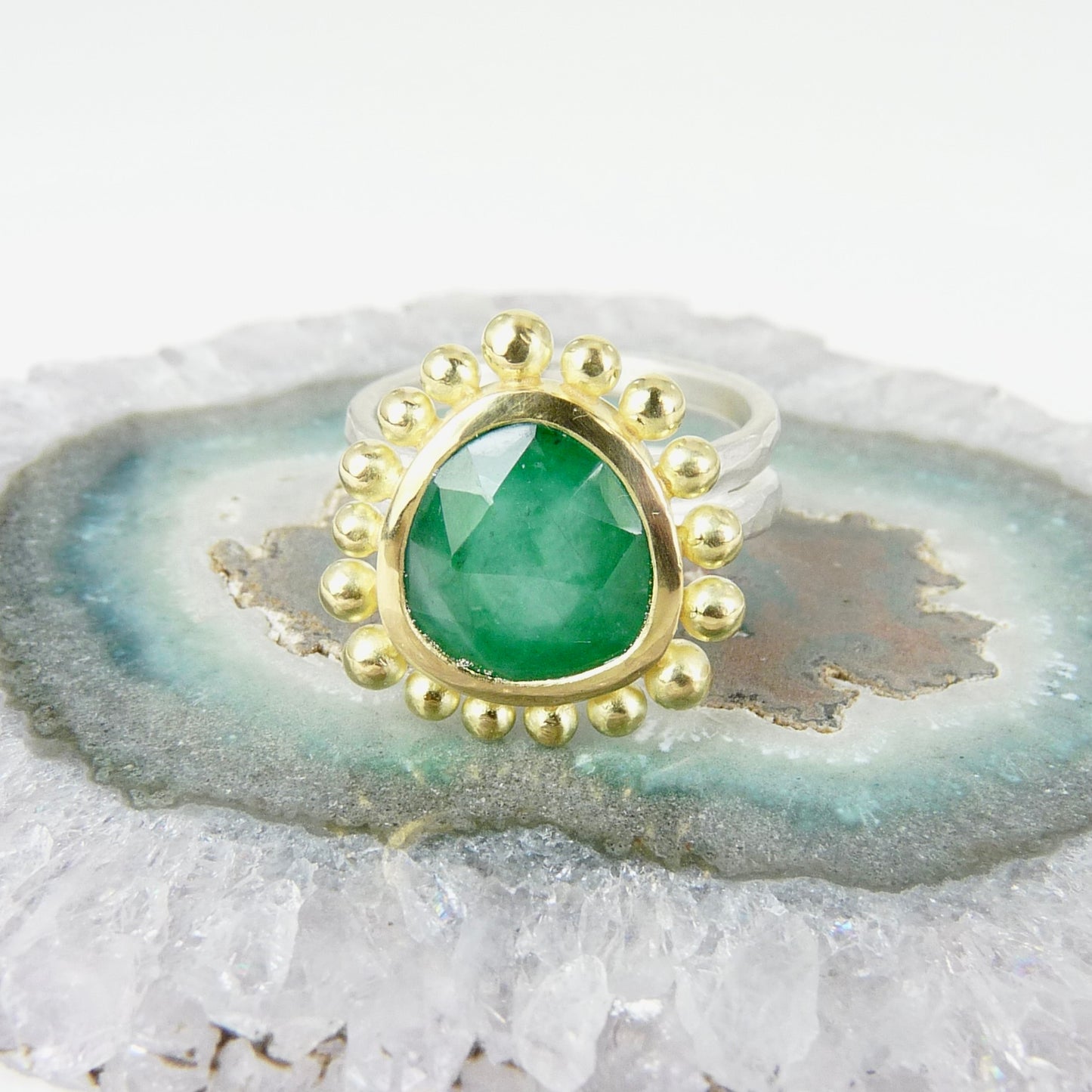 Emerald Courtesan Ring