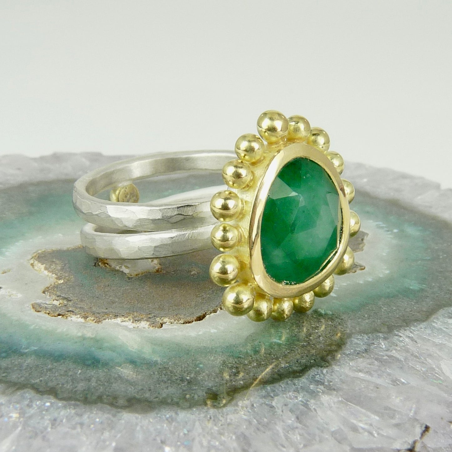 Emerald Courtesan Ring