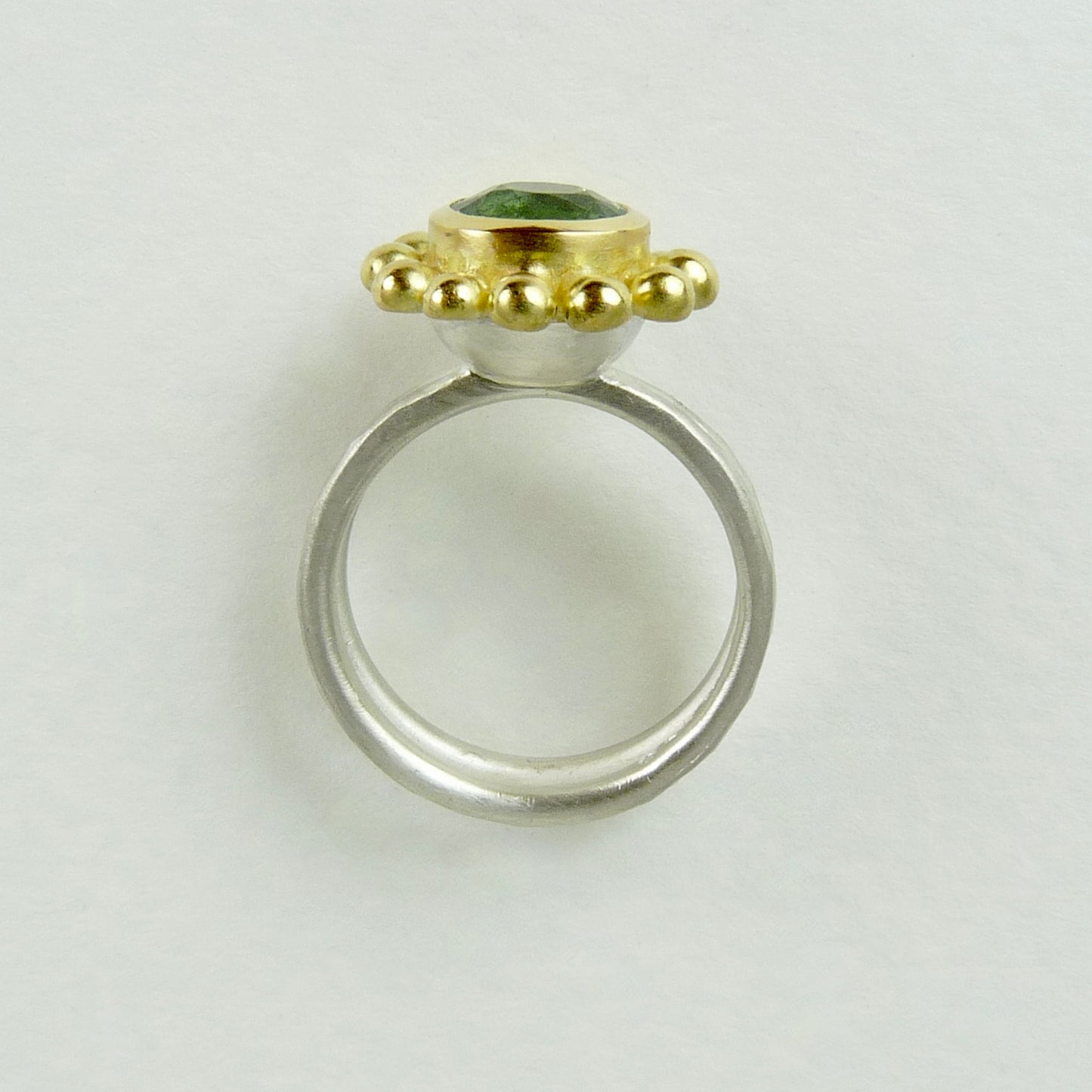 Green Tourmaline Courtesan Ring