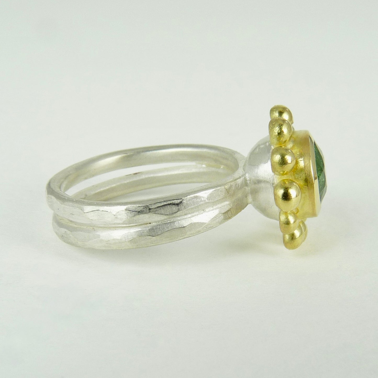 Green Tourmaline Courtesan Ring