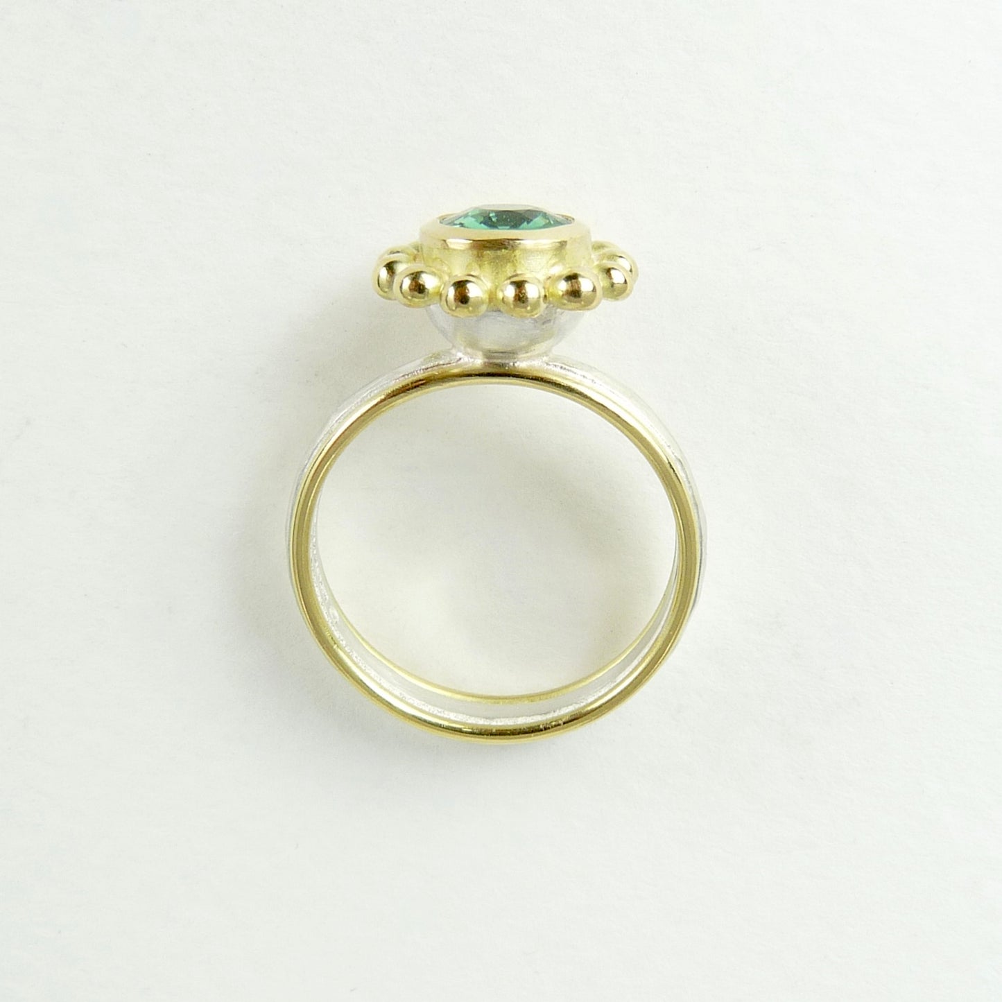 Green tourmaline Courtesan Ring