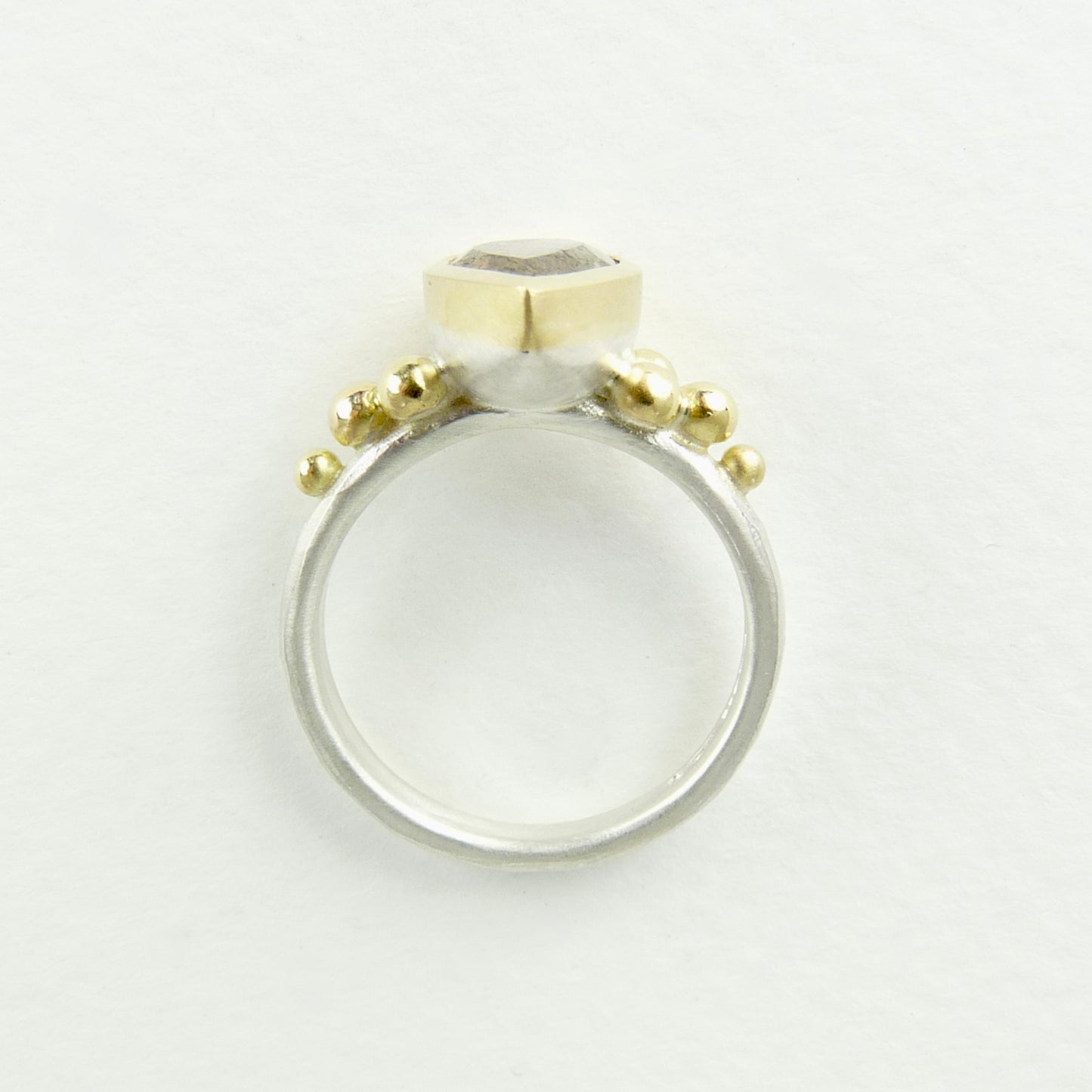 Labradorite Granulation Ring