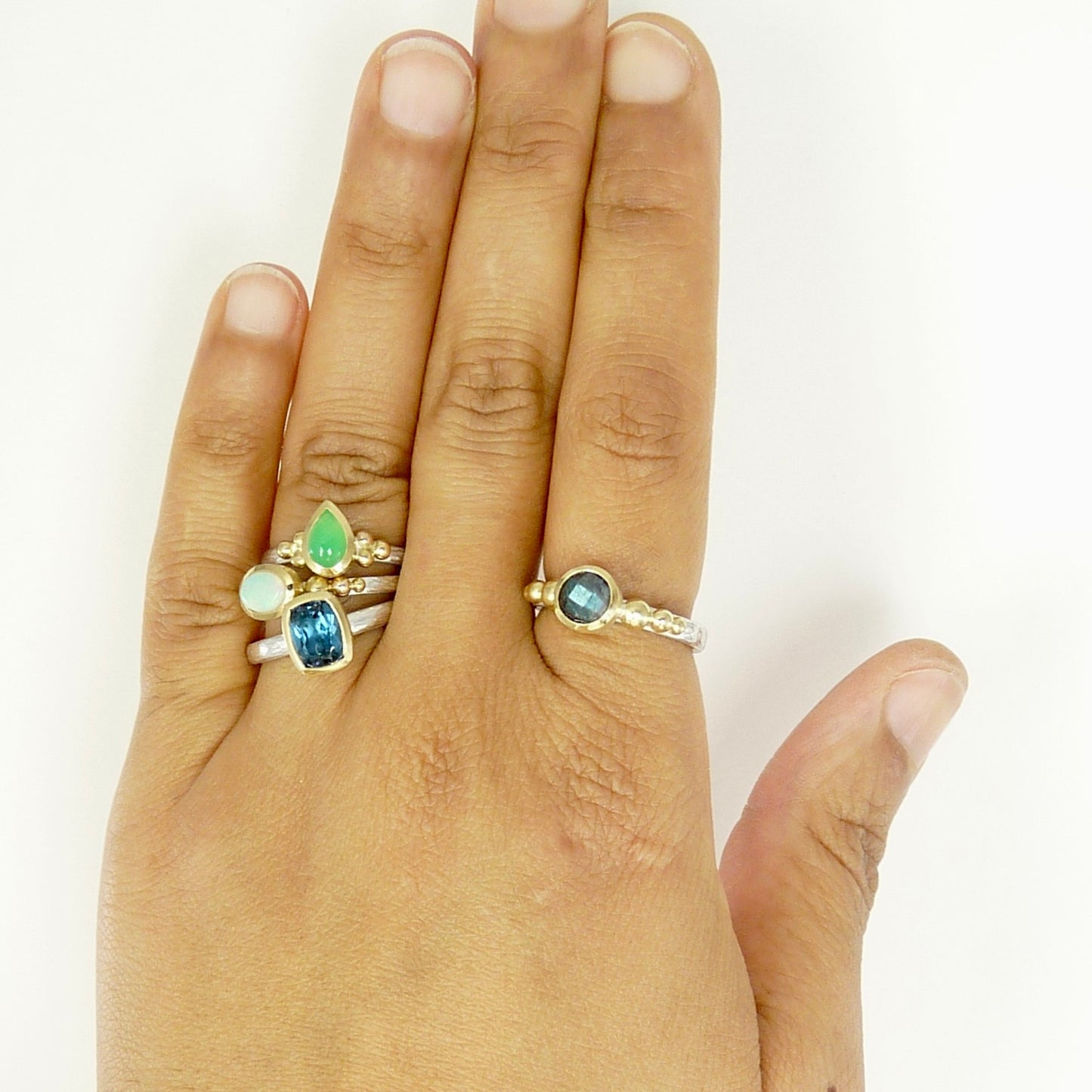 Chrysoprase Granulation ring