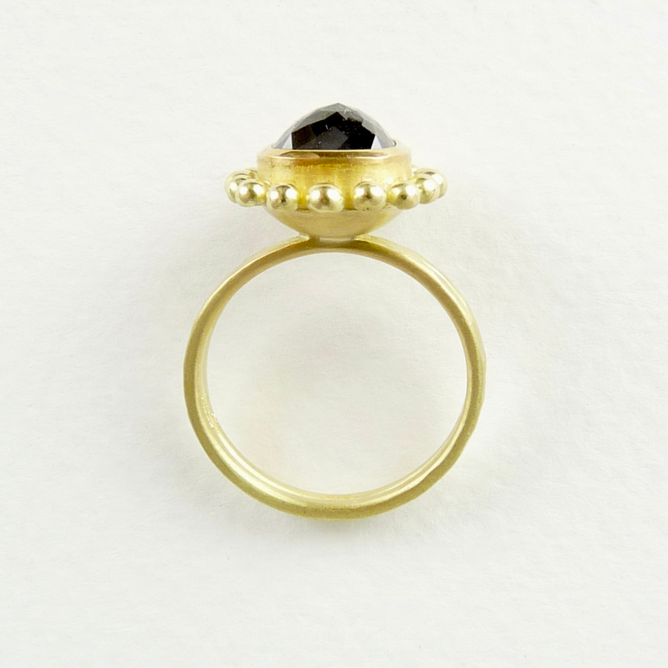 Black Diamond Courtesan Ring