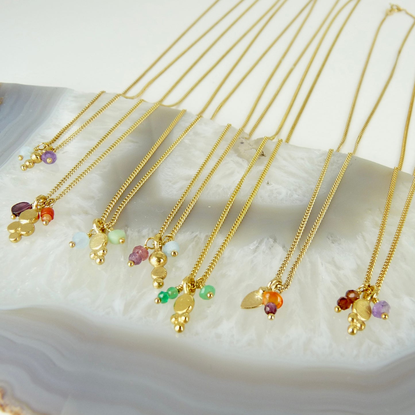 Araminta Granulation Delicate Necklace