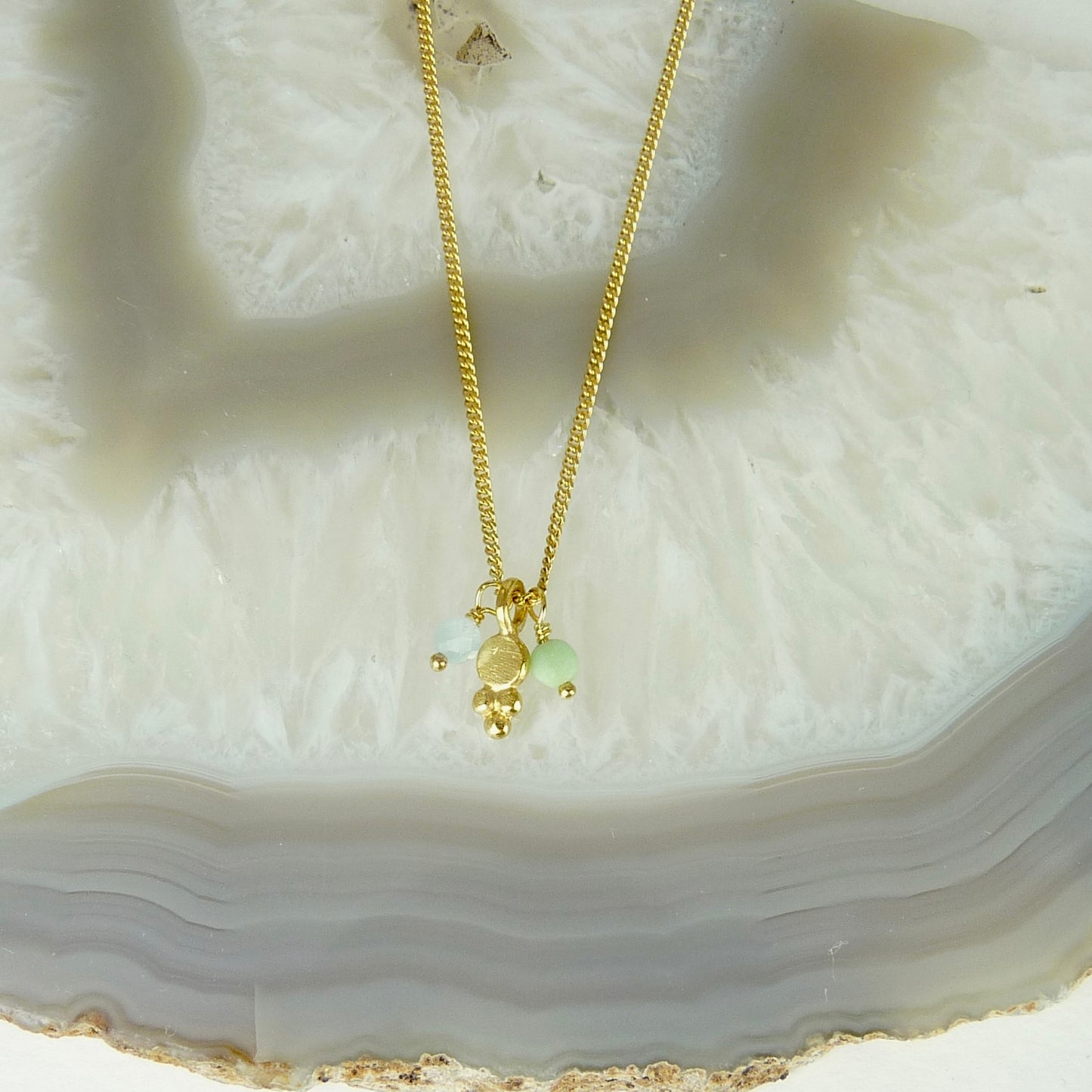Araminta Granulation Delicate Necklace