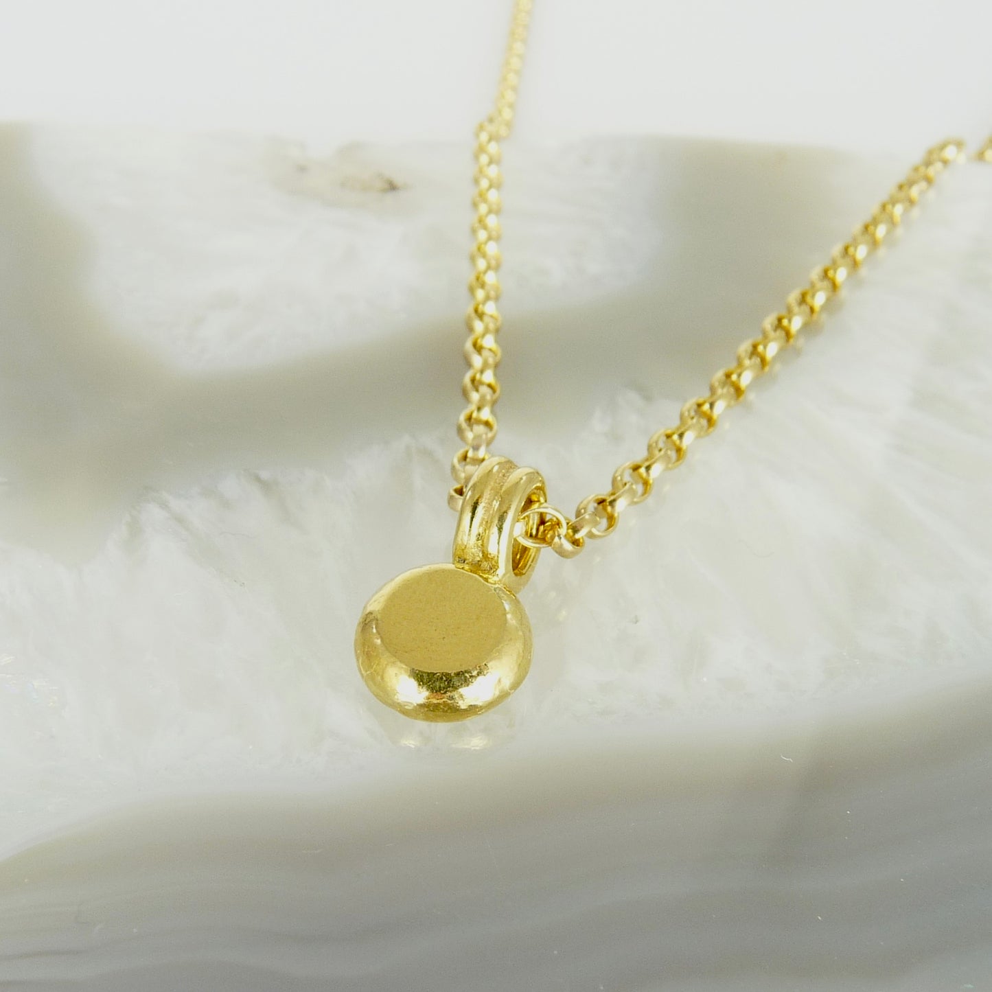 Chunky Disk Necklace