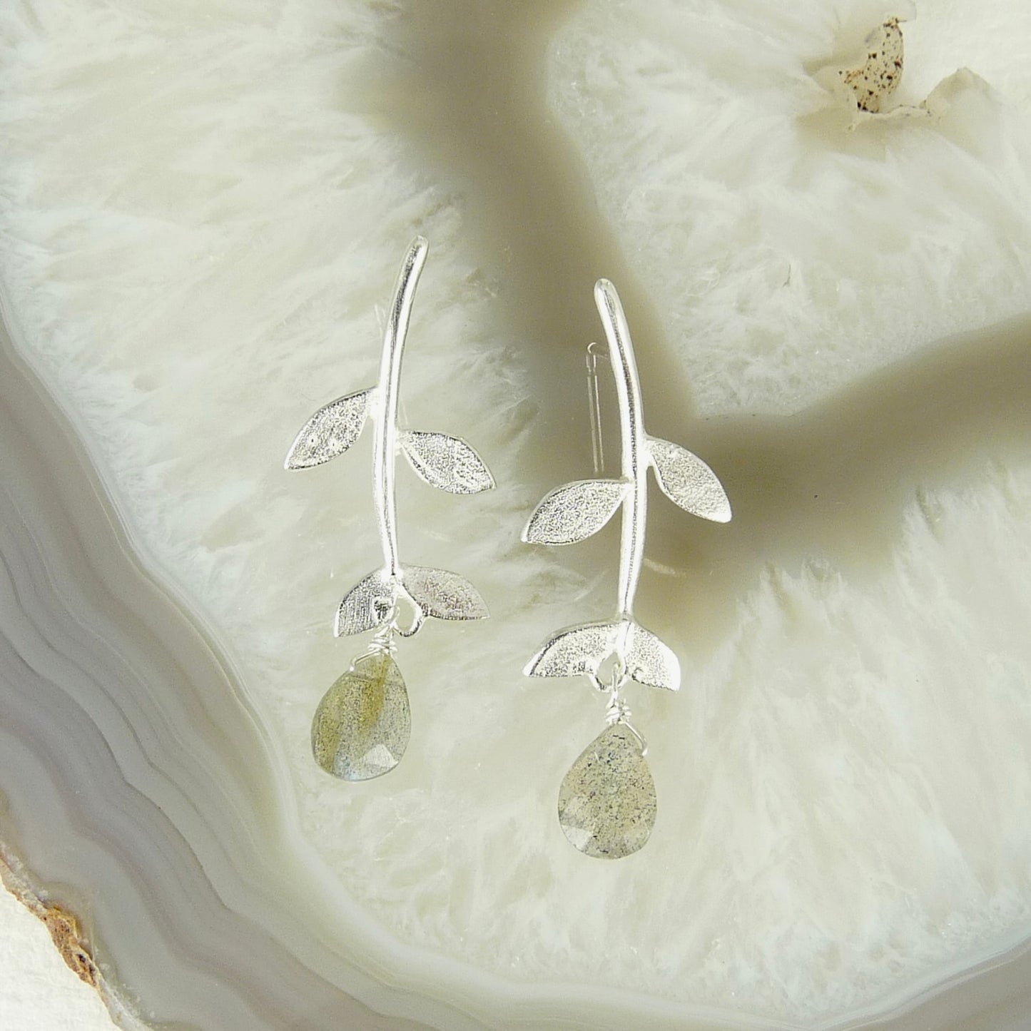 Tabby Leaf Earrings