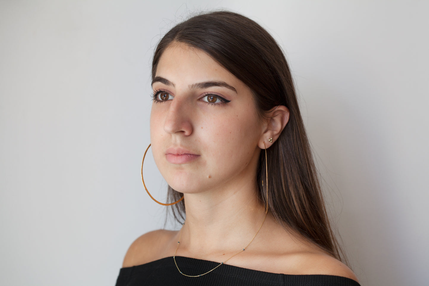 Mikki Hand forged Hoops Extra Large