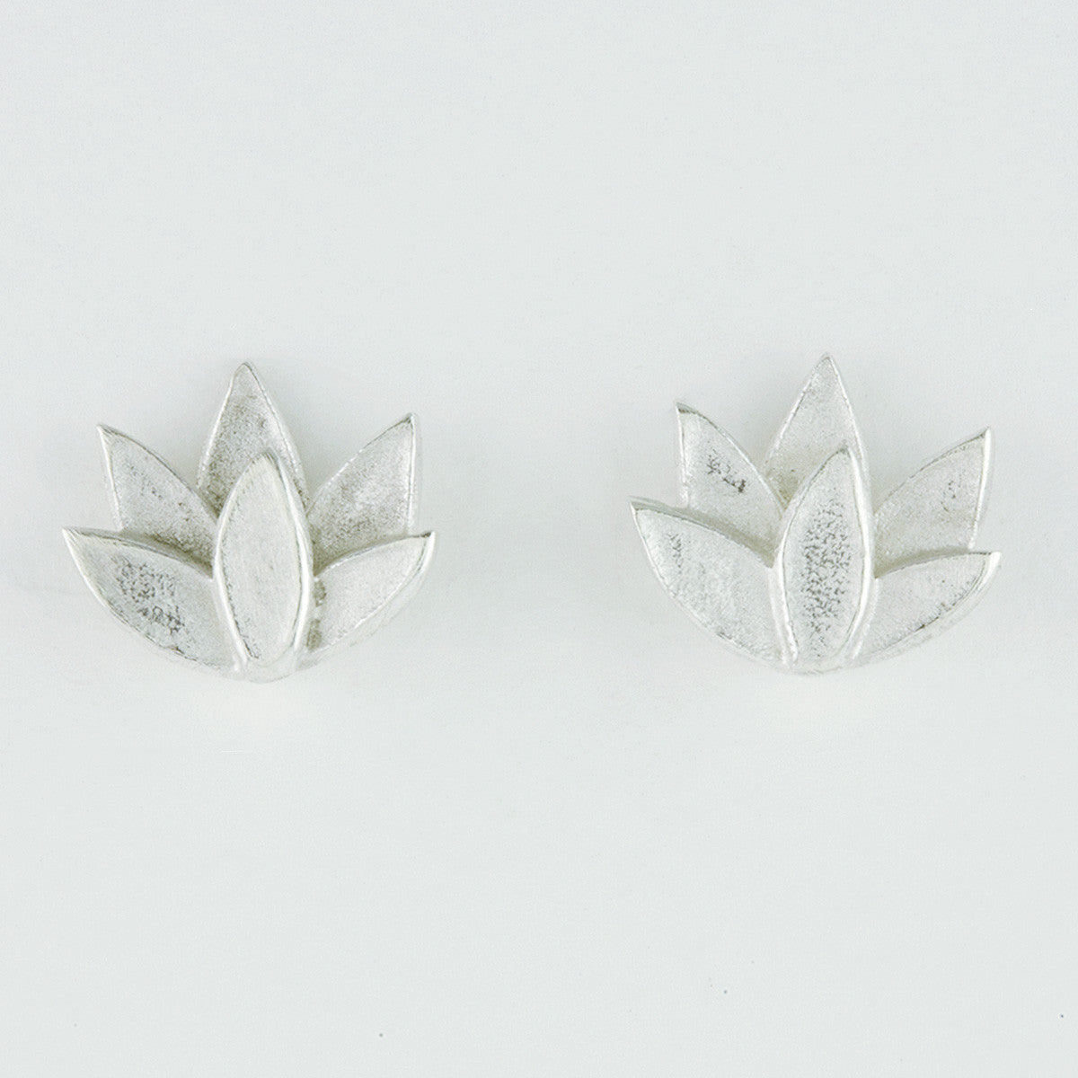 Deepa Stud Silver Earrings