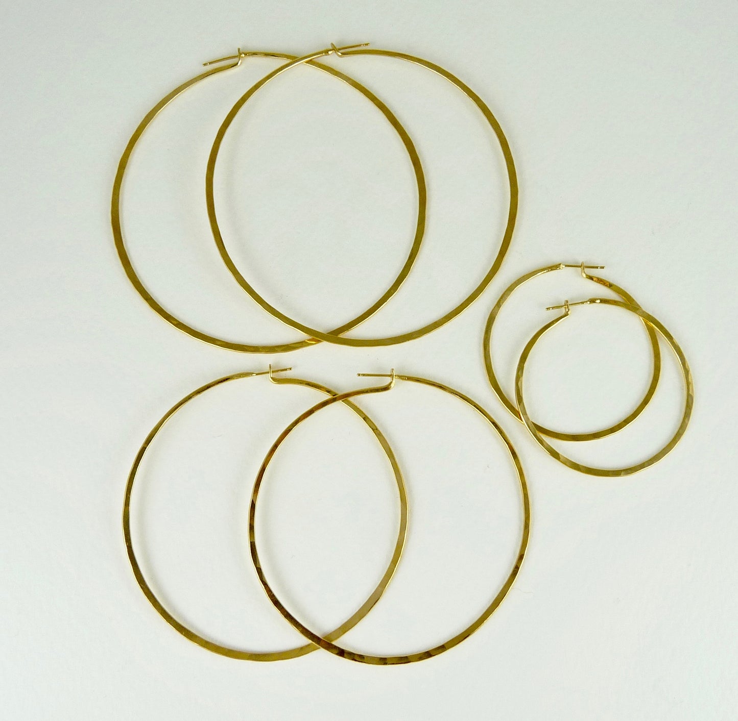 Mikki Hand Forged Large Hoops