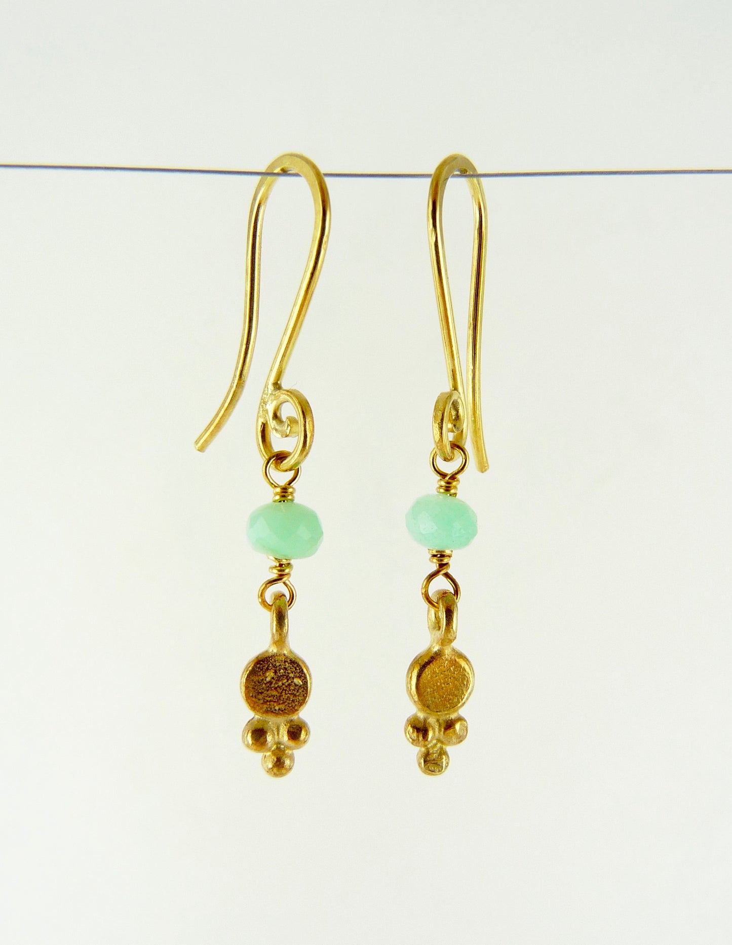 Araminta Granulation Dainty Earrings