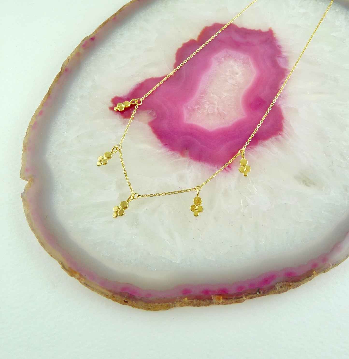 Darcy Dotted Delicate Granulation Necklace
