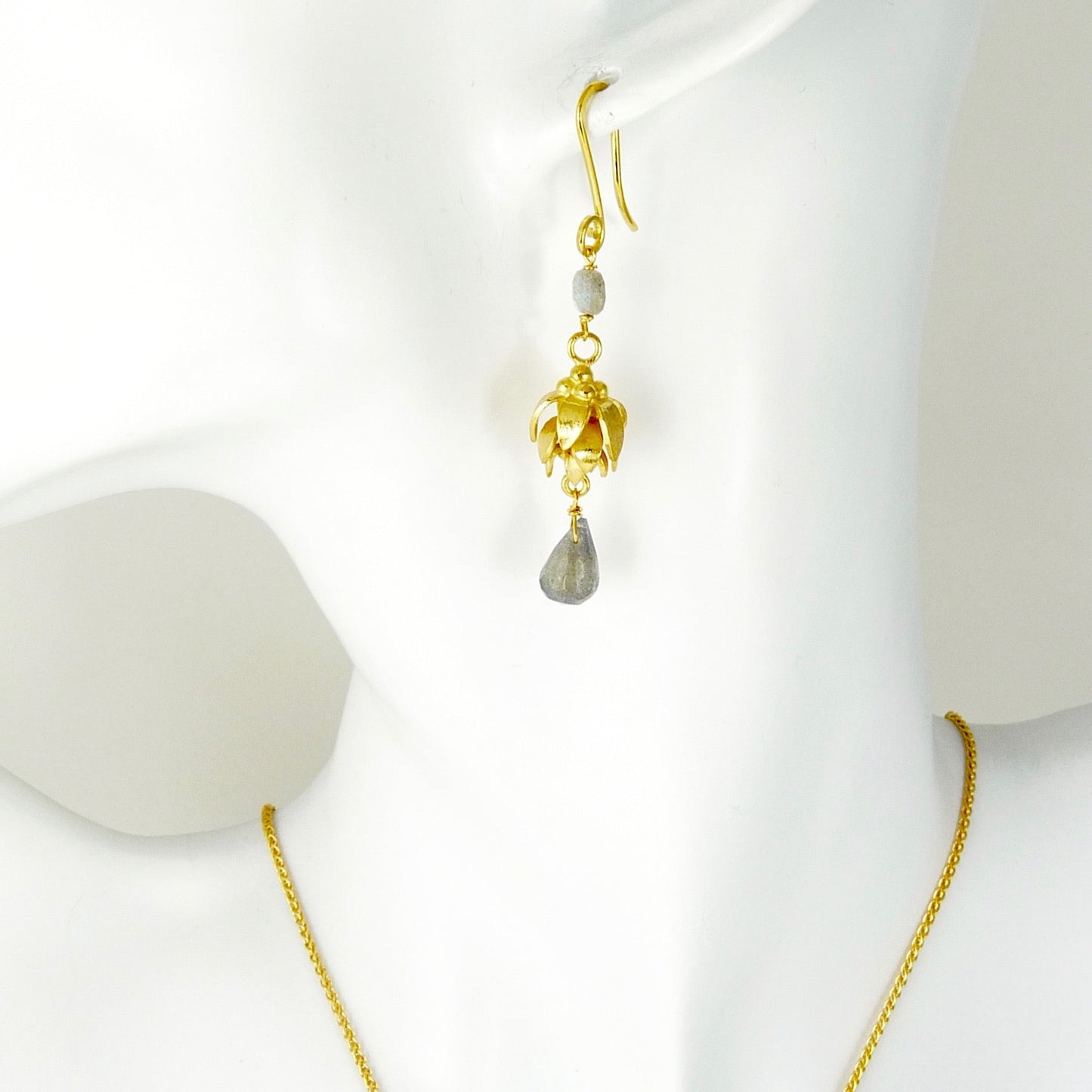 Anoop Labradorite Earrings