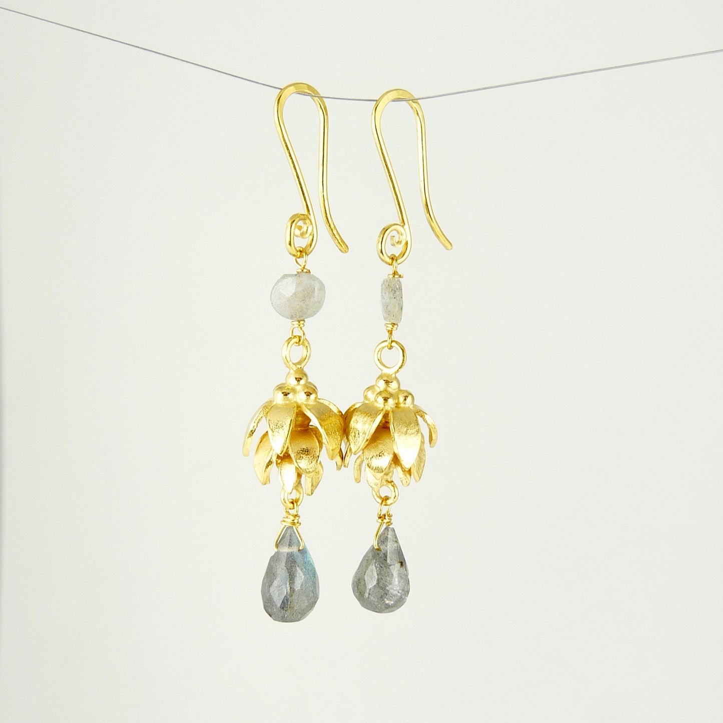 Anoop Labradorite Earrings