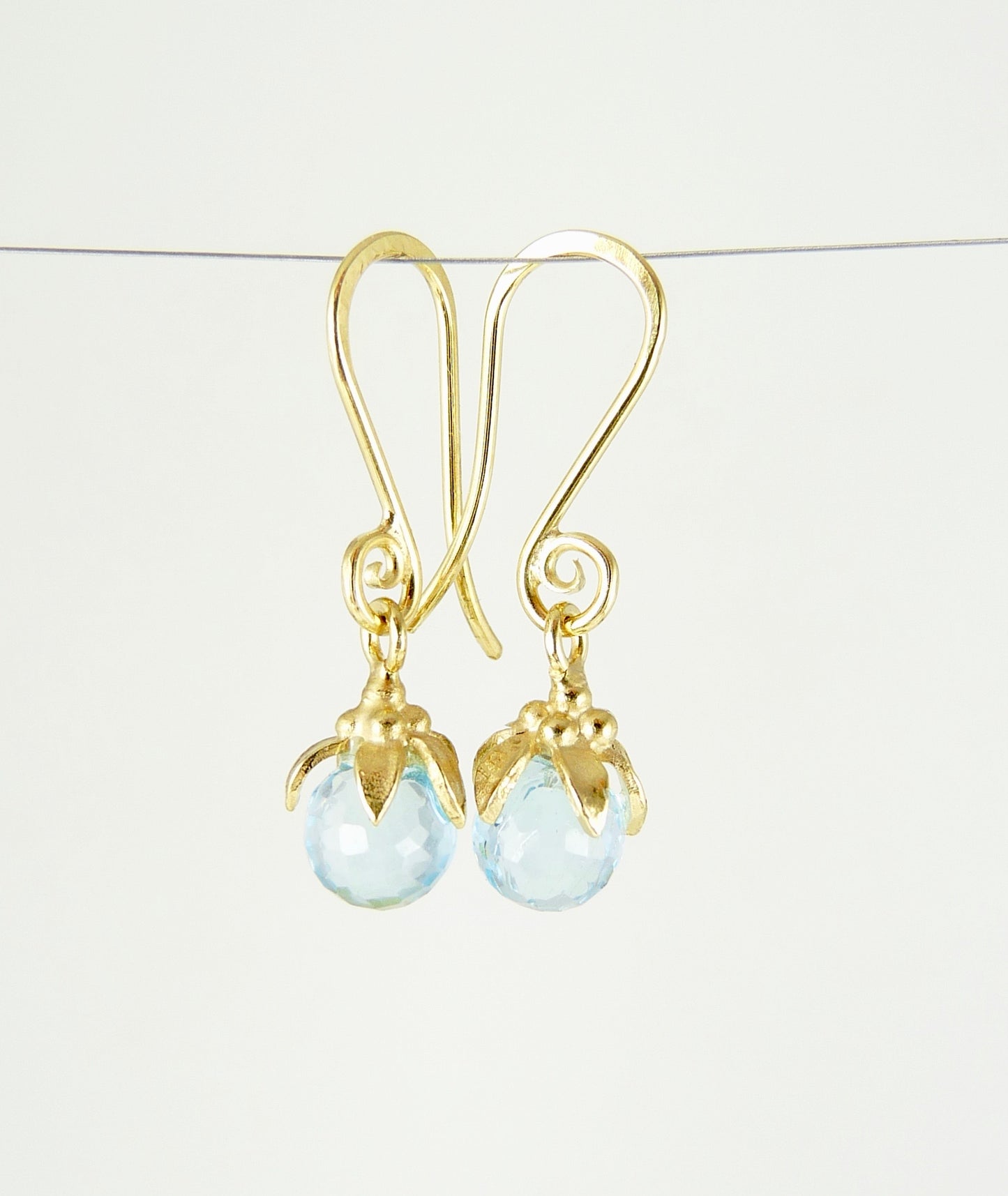 Anaïs Sky Blue Topaz Earrings