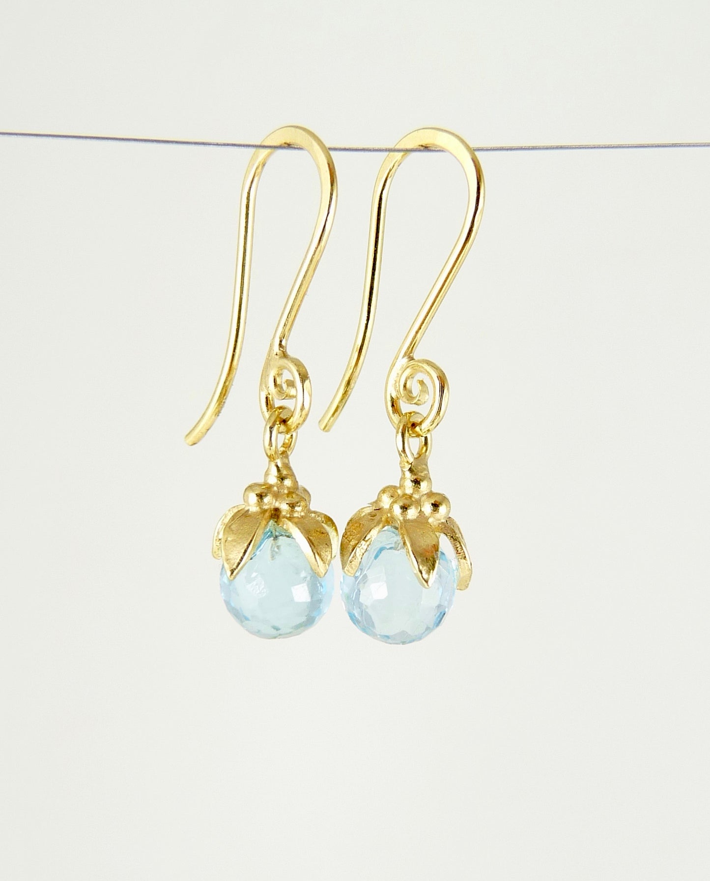 Anaïs Sky Blue Topaz Earrings