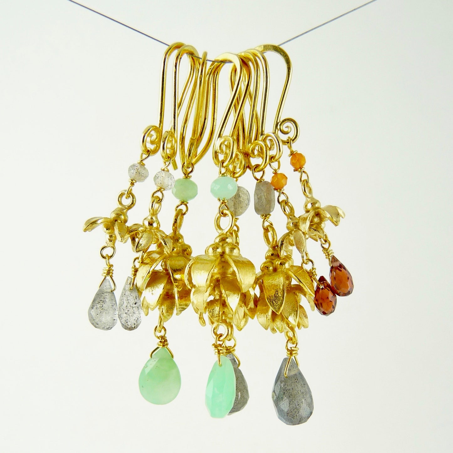 Anoop Labradorite Earrings