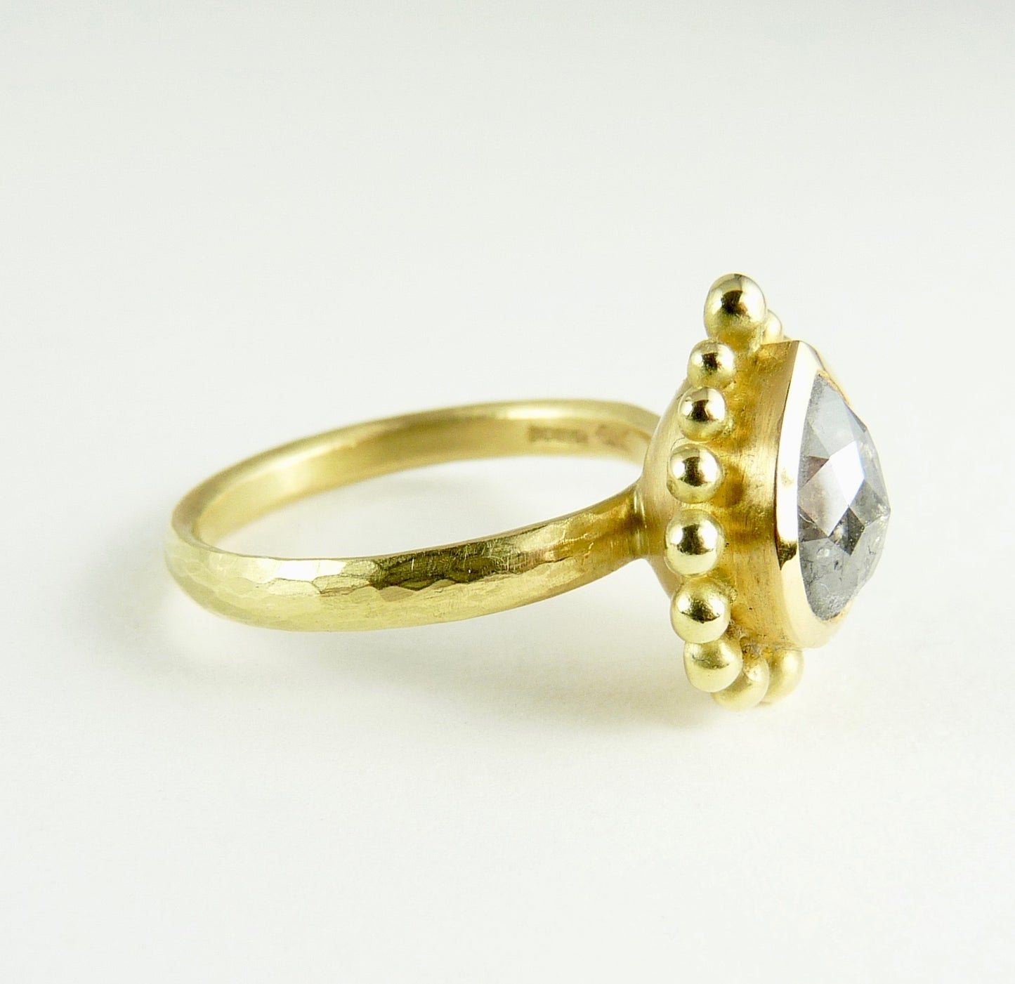 Grey Diamond Courtesan Ring