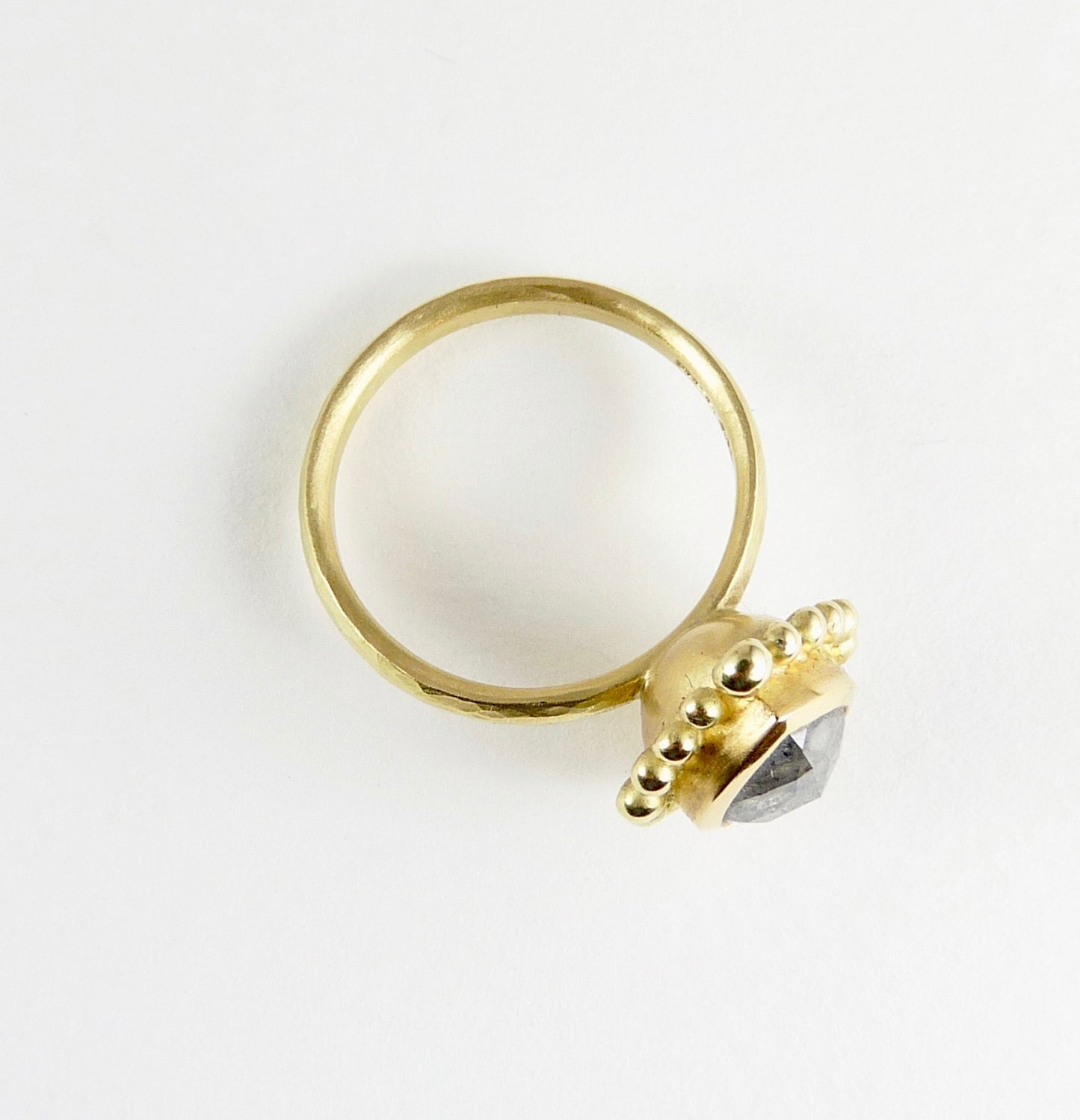 Grey Diamond Courtesan Ring