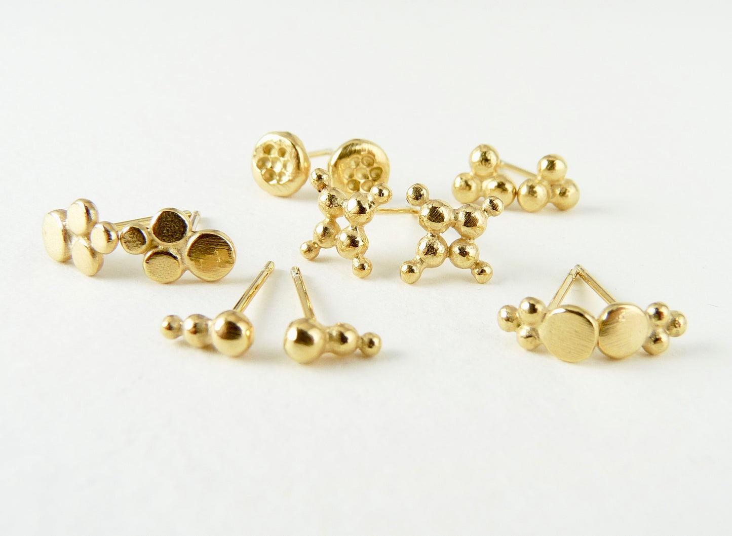 Gold Plated Stud Earrings