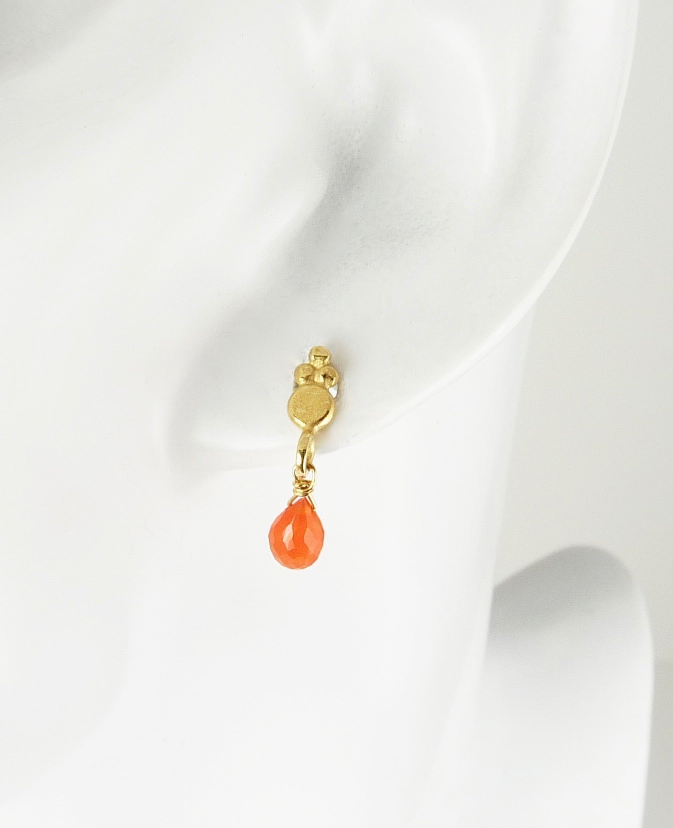 Araminta Gemstone Drop Stud Earring
