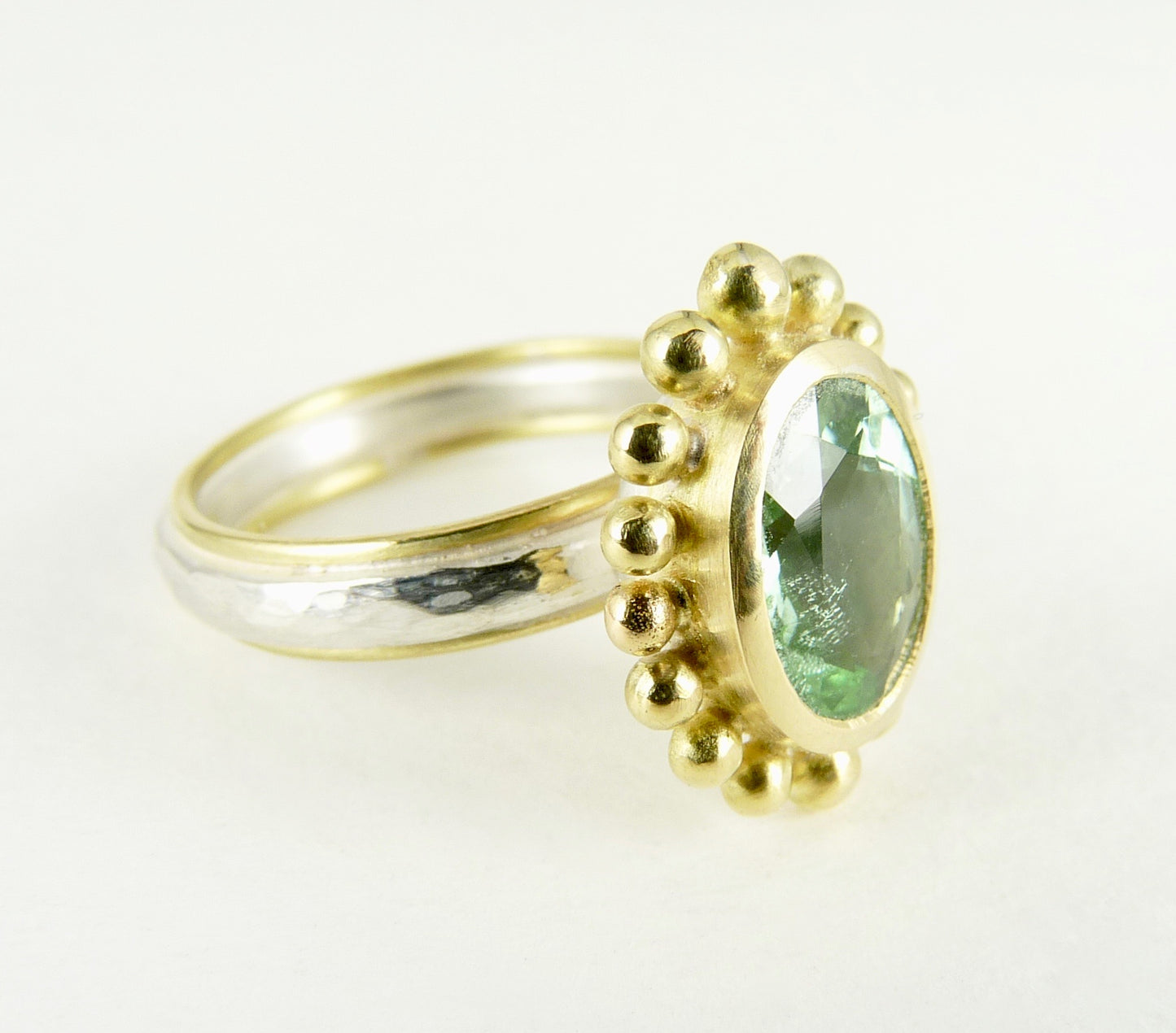Mint Tourmaline Courtesan Ring