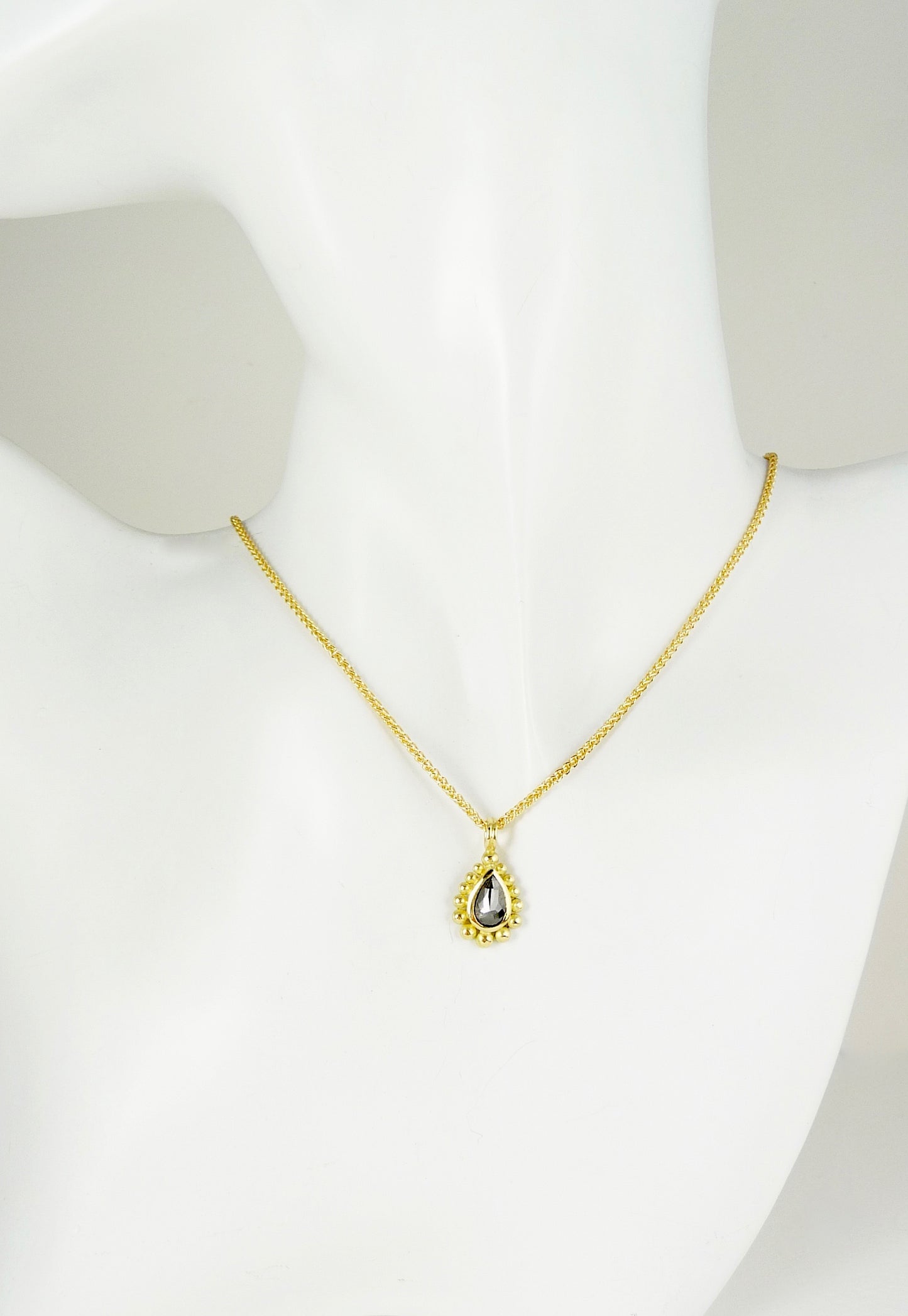 Salt & Pepper Diamond Courtesan Necklace