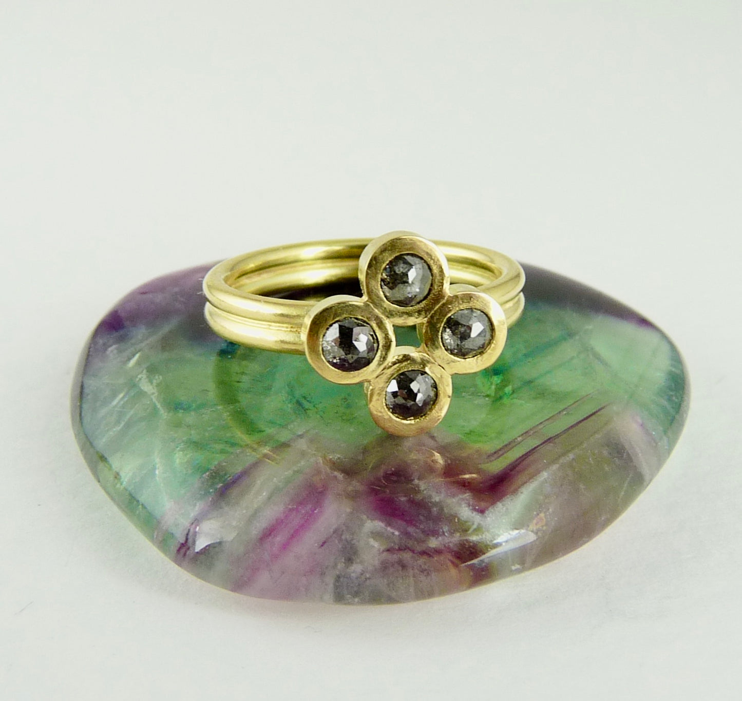 Tabatha Salt & Pepper Diamond Ring