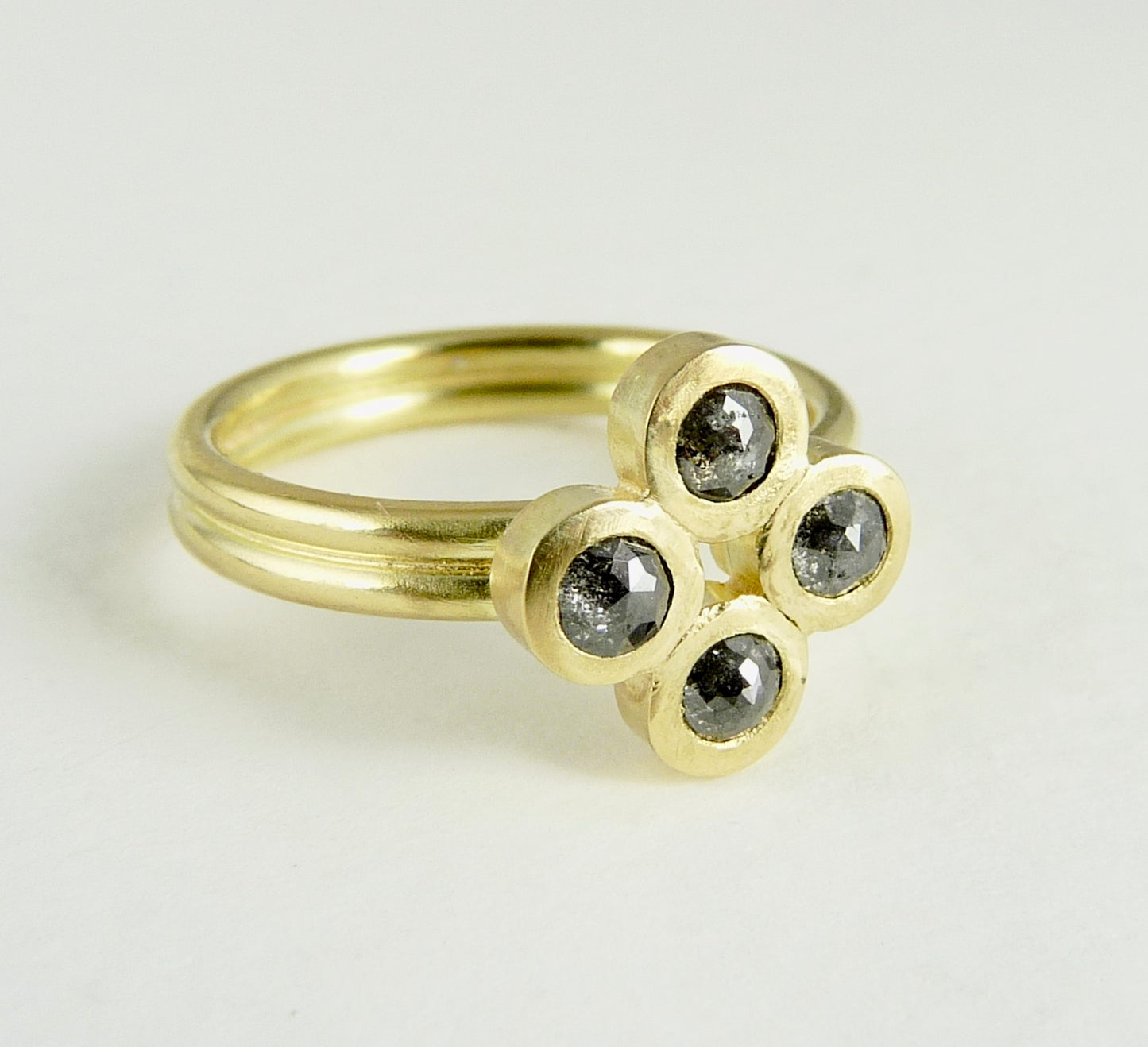 Tabatha Salt & Pepper Diamond Ring