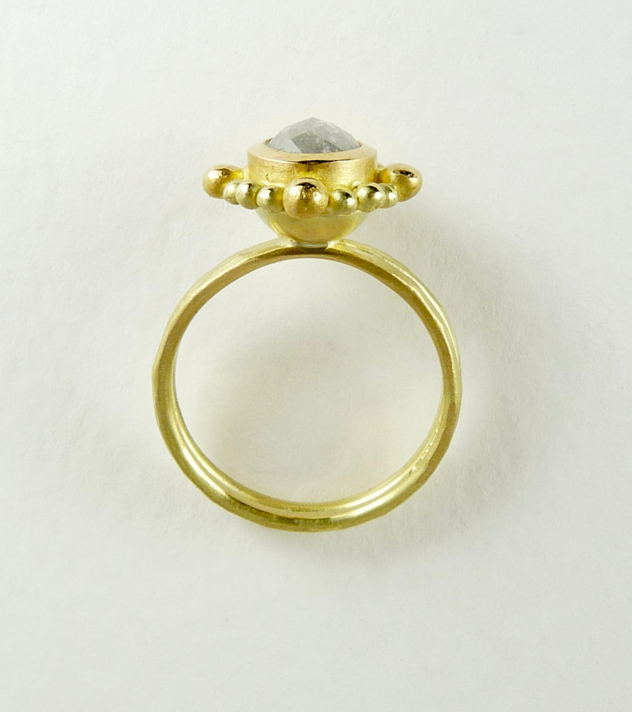 18ct & 22ct Ice Diamond Courtesan Ring