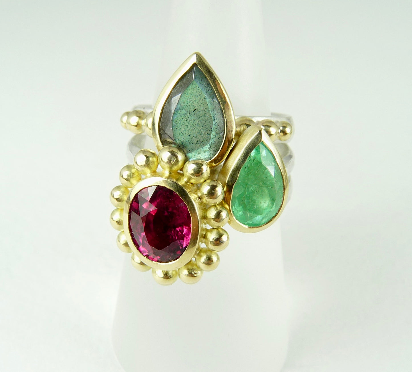 Rubellite Tourmaline Courtesan Ring