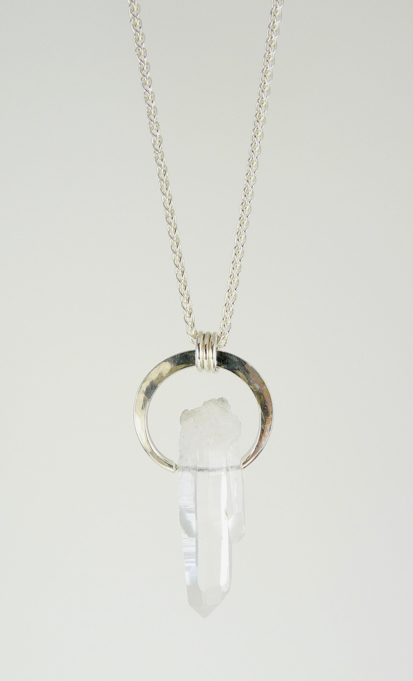 Delilah Quartz Crystal Long Necklace