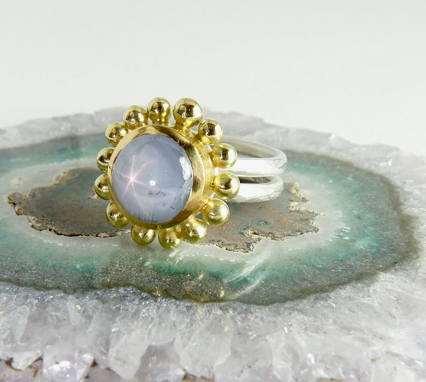 Star Sapphire Courtesan Ring