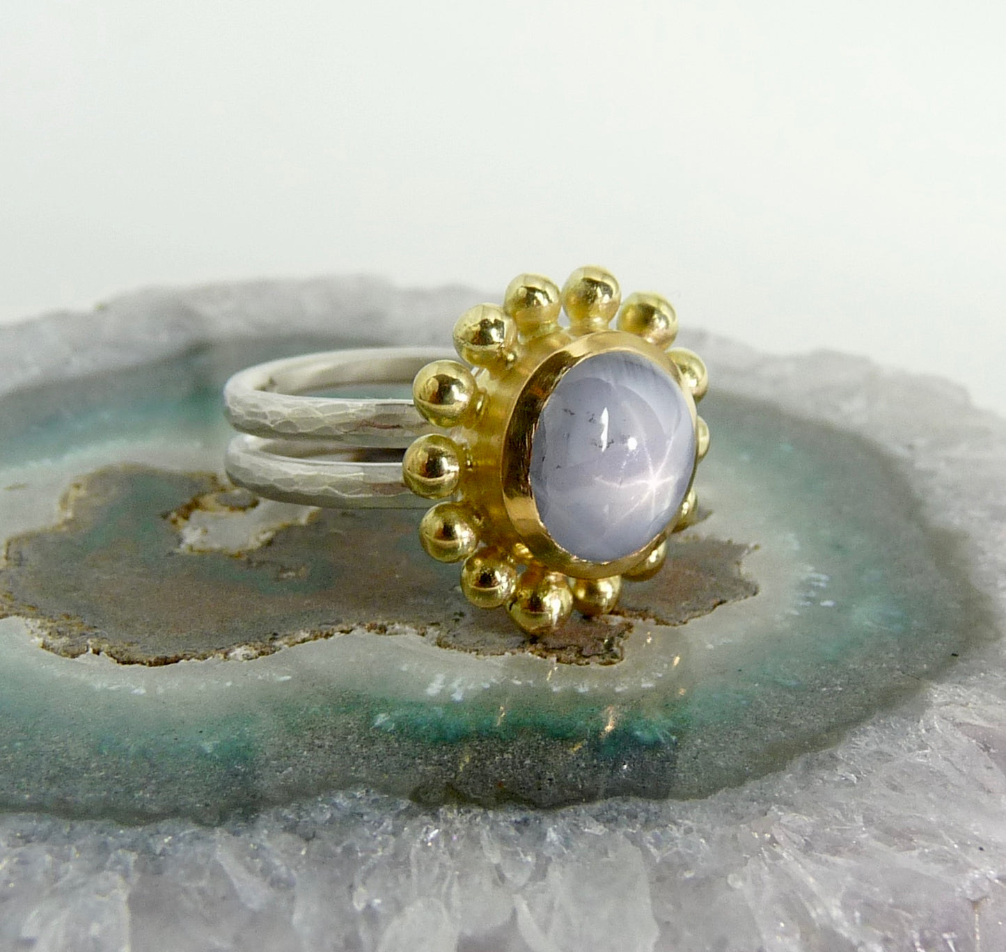 Star Sapphire Courtesan Ring