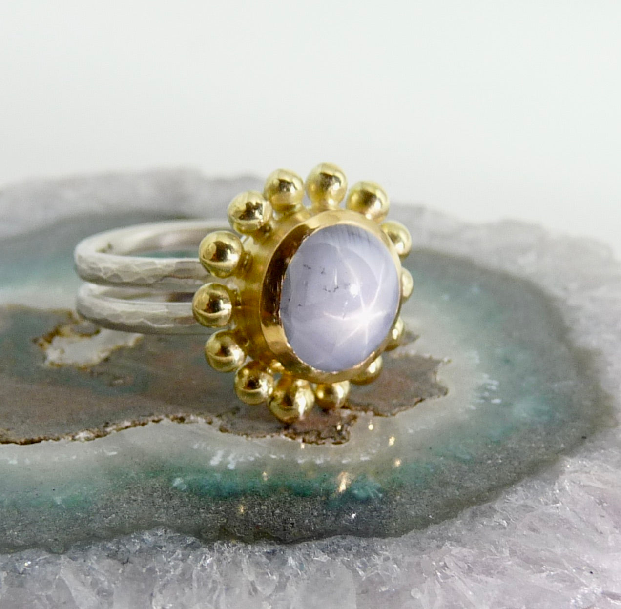 Star Sapphire Courtesan Ring