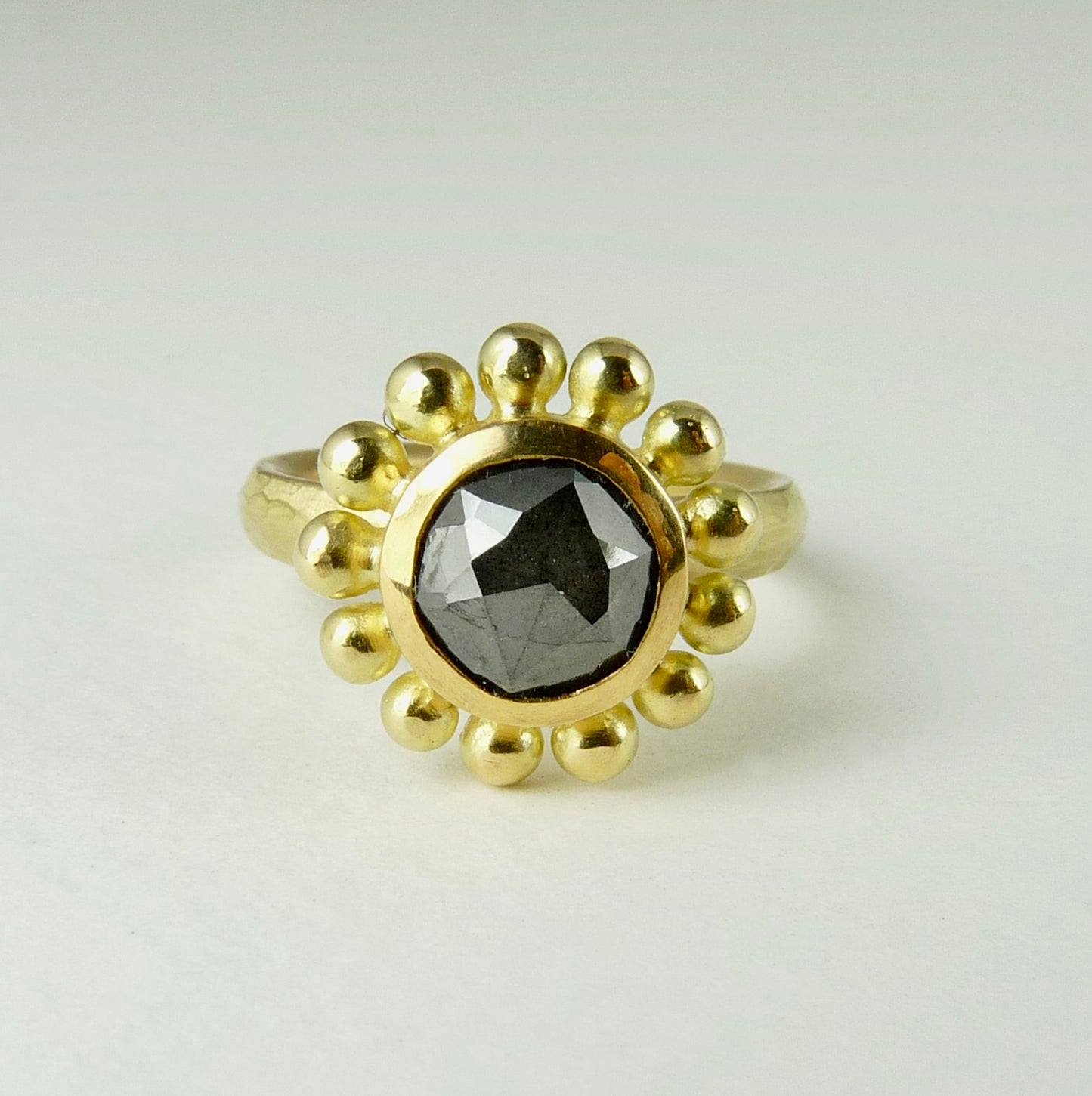 Black Diamond Courtesan Ring