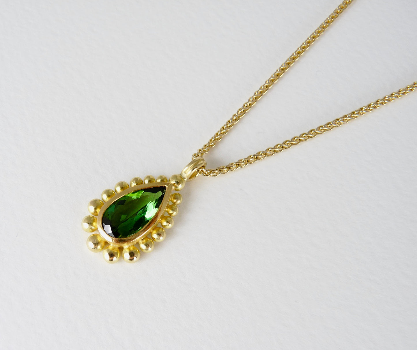 Green Tourmaline Courtesan Necklace