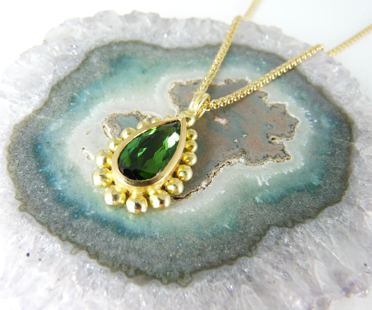 Green Tourmaline Courtesan Necklace