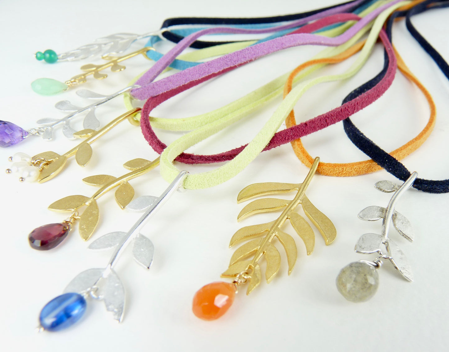 Kiki Pendant on Suede