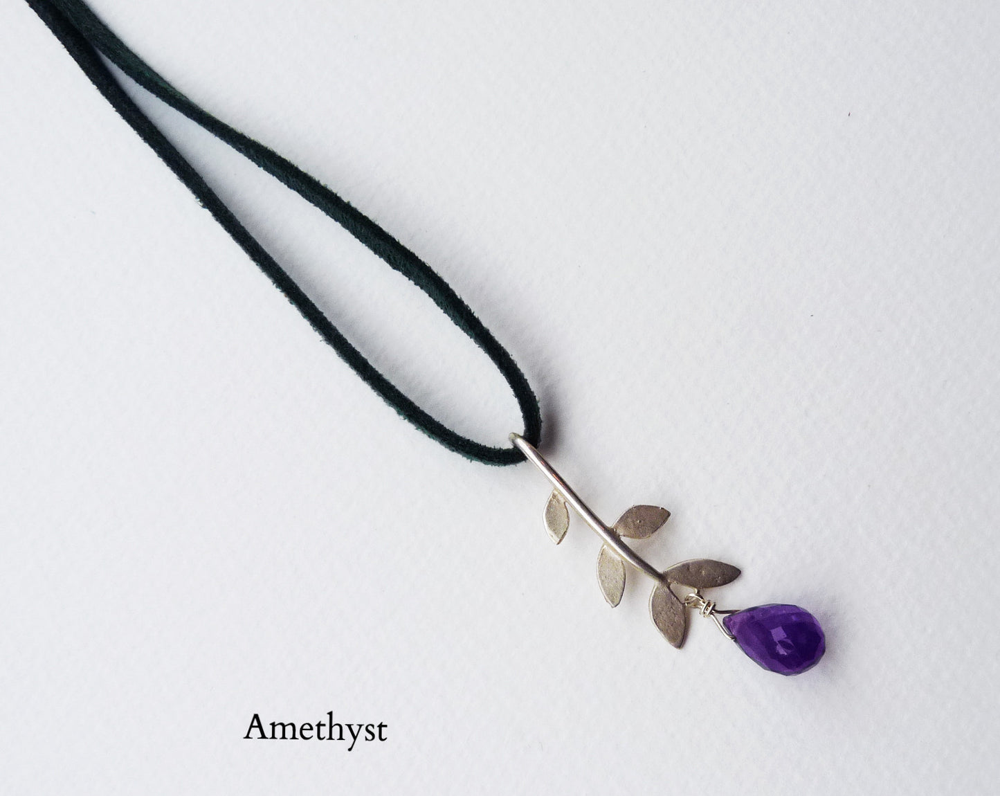 Sally Leaf on suede