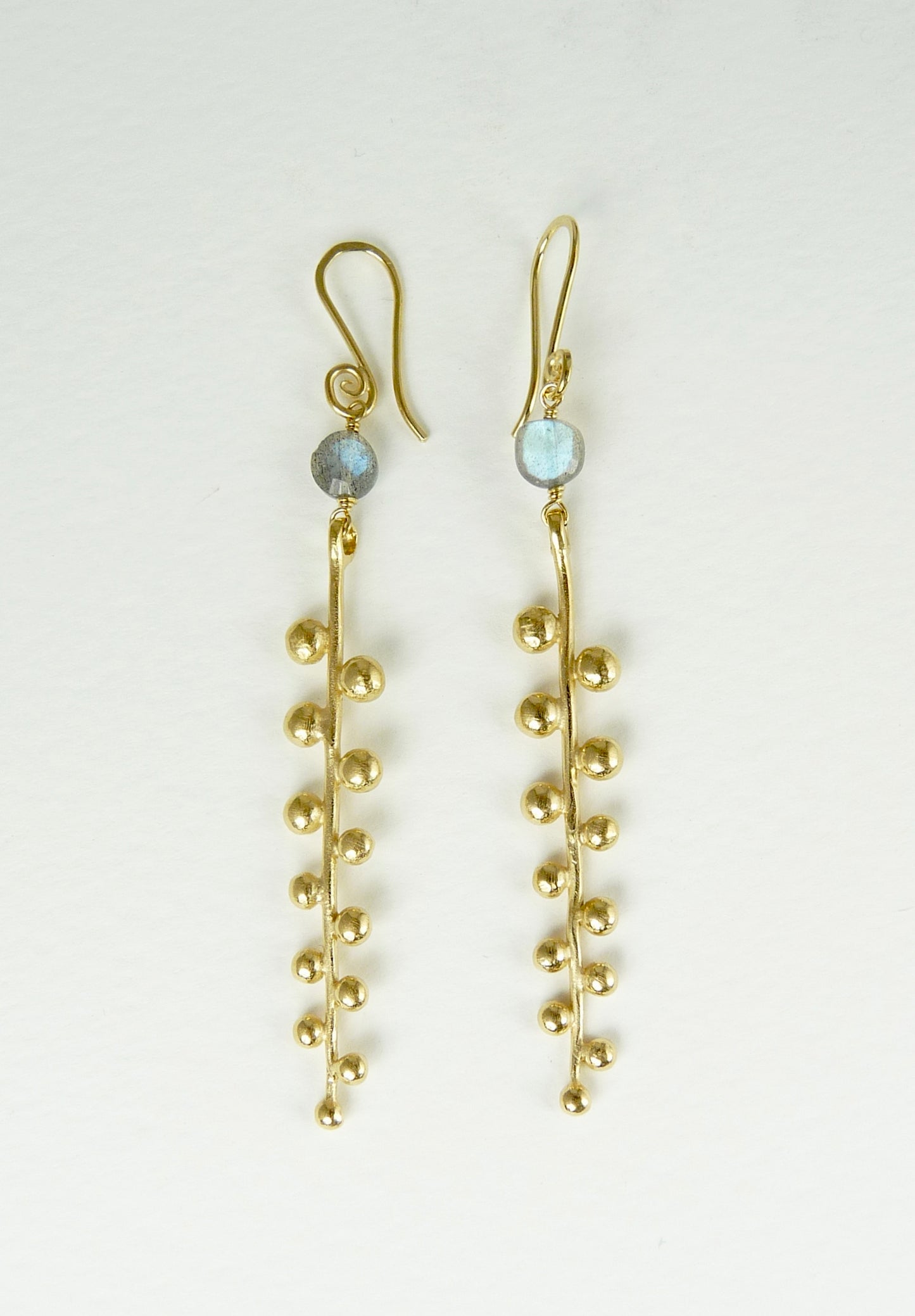 Pippa Earrings with Labradorite